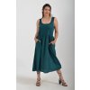 Lahvově zelené šaty ES4938