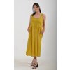 Hořčicové šaty ES4940