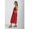 Bordó šaty ES4943