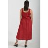Bordó šaty ES4943
