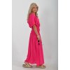 Dlouhé růžové šaty ES5040