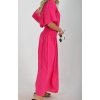 Dlouhé růžové šaty ES5040