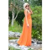 Oranžové šaty ES5049