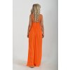 Oranžové šaty ES5049