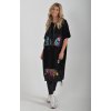 Černé bavlněné šaty ES5059