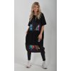 Černé bavlněné šaty ES5059