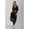 Černé bavlněné šaty ES5059