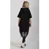 Černé bavlněné šaty ES5059