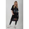 Černé bavlněné šaty ES5059