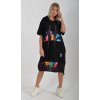 Černé bavlněné šaty ES5060