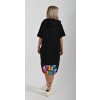 Černé bavlněné šaty ES5060