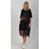 Černé bavlněné šaty ES5061