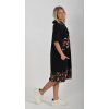 Černé bavlněné šaty ES5061