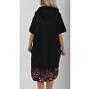 Černé bavlněné šaty ES5061
