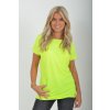 Neonově žluté basic tričko ES5195