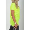 Neonově žluté basic tričko ES5195