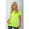 Neonově žluté basic tričko ES5195