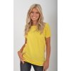 Světle žluté basic tričko ES5200