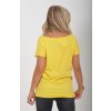 Světle žluté basic tričko ES5200