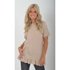 Světle hnědé tričko ES5202