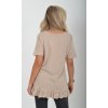Světle hnědé tričko ES5202