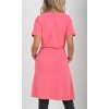 Malinové bavlněné šaty ES5331