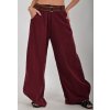 Vínové manšestrové kalhoty ES5526