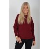 Vínový svetr ES5598