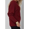 Vínový svetr ES5598