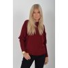 Vínový svetr ES5598