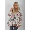 Béžová vzorovaná bunda ES5605