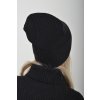 Černá čepice ES5649