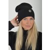 Černá čepice ES5649