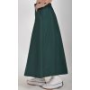 Lahvově zelená sukně ES5693