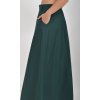 Lahvově zelená sukně ES5693