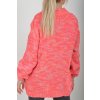 Svítivě růžový svetr ES5681