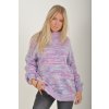 Fialový svetr ES5683