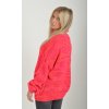Neonově růžový svetr ES5686