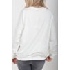 Bílá mikina ES5688