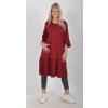 Bordó šaty ES5690