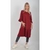 Bordó šaty ES5690