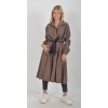 Hnědé šaty ES5694