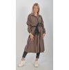 Hnědé šaty ES5694