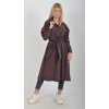 Tmavě hnědé šaty ES5701