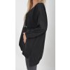 Černá oversize mikina ES5730