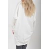 Krémově bílá oversize mikina ES5732
