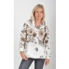 Vzorovaná bílá mikina ES5735