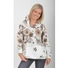 Vzorovaná bílá mikina ES5735