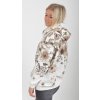Vzorovaná bílá mikina ES5735