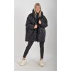 Černá oversize bunda ES5748